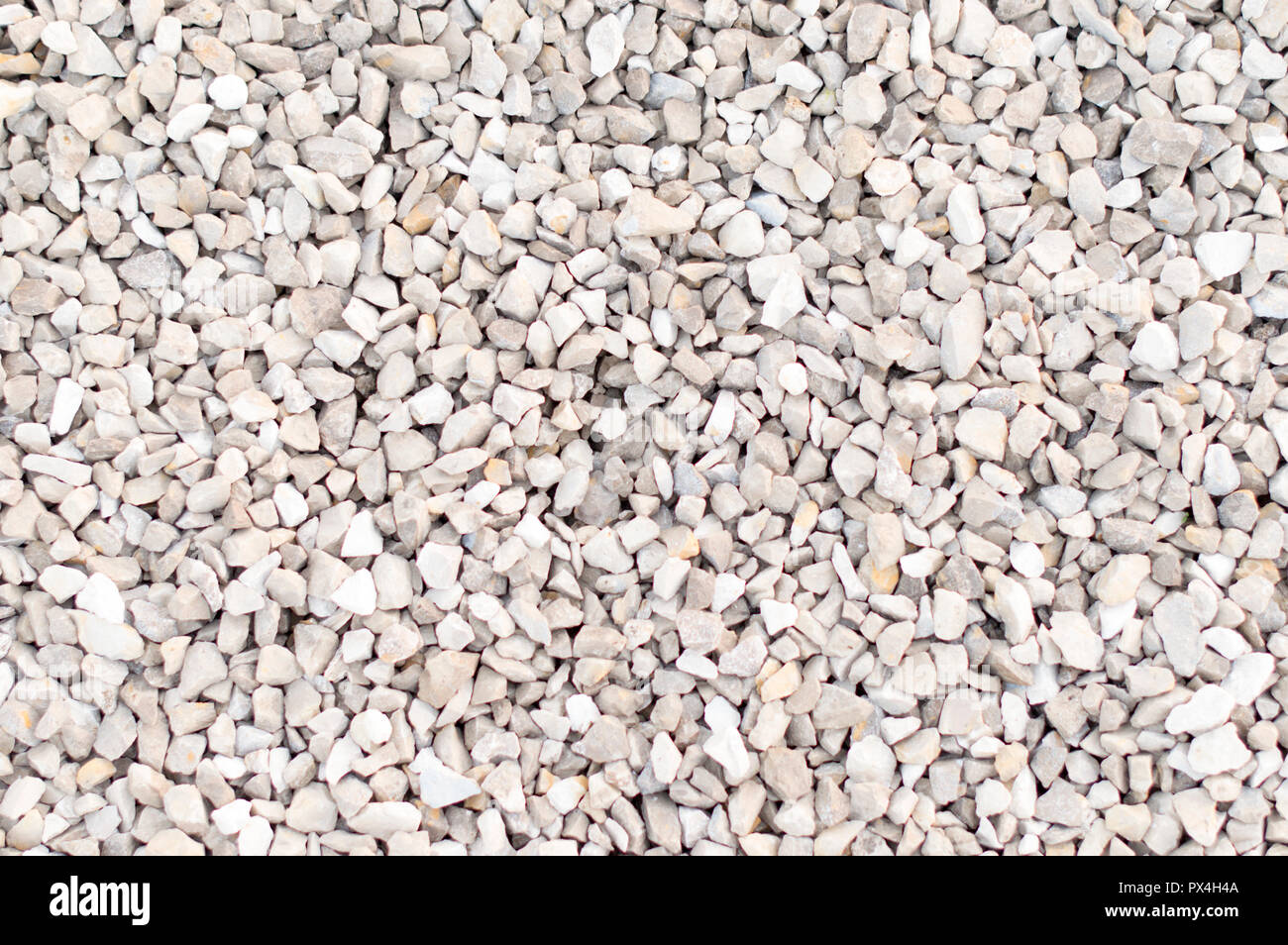 Kleine Steine, Schotter. Für die Verlegung von Asphalt verwendet.  Hintergrund Stockfotografie - Alamy