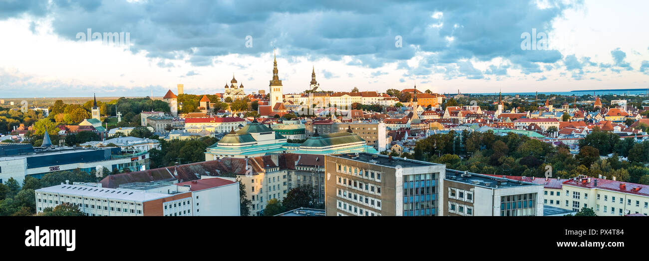 Stadtbild von Talinn in Estland Stockfoto