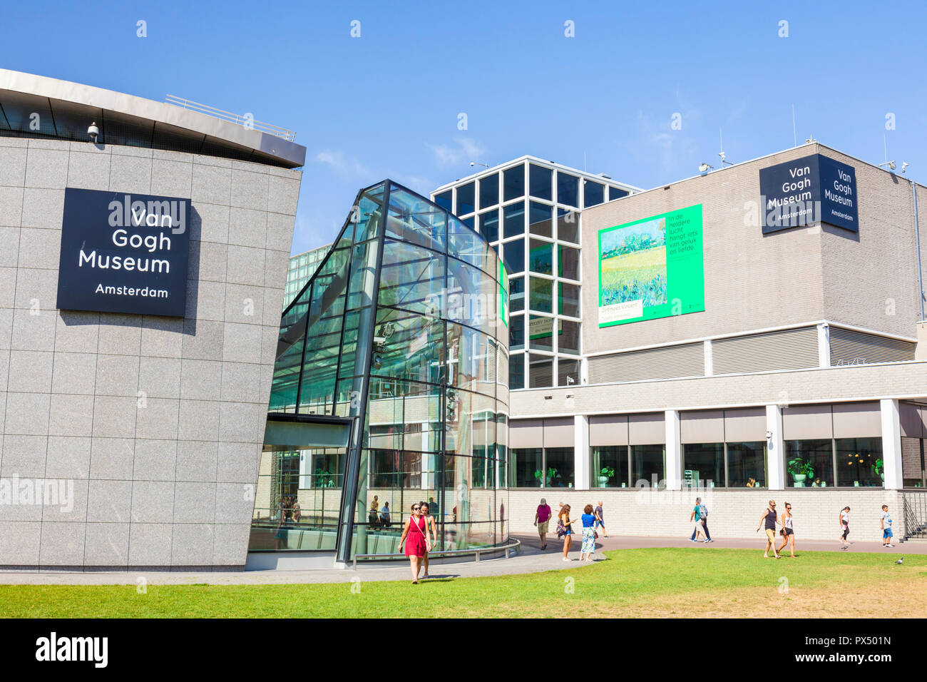 Amsterdam Van Gogh Museum Amsterdam Außenfassade Amsterdam Holland Niederlande EU Europa Stockfoto