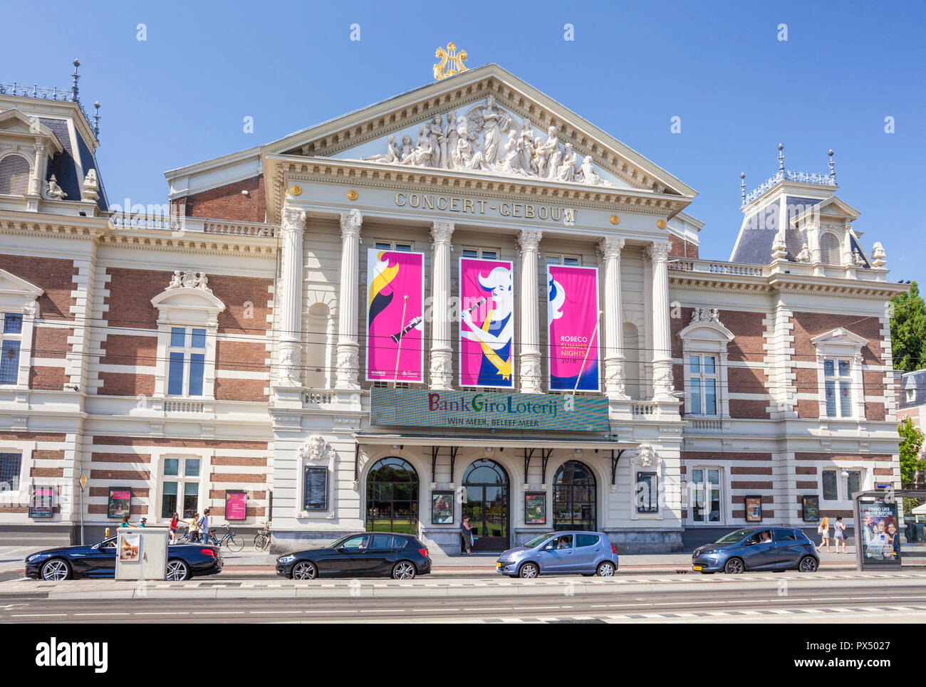 Amsterdam das Royal Concertgebouw Amsterdam Concert Hall Concertgebouwplein Amsterdam Holland Niederlande EU Europa Stockfoto