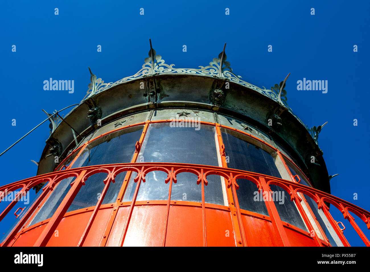 Leuchtturm von La Coubre (Phare de la Coubre), La Tremblade, Charente Maritime, Nouvelle-Aquitaine, Frankreich Stockfoto