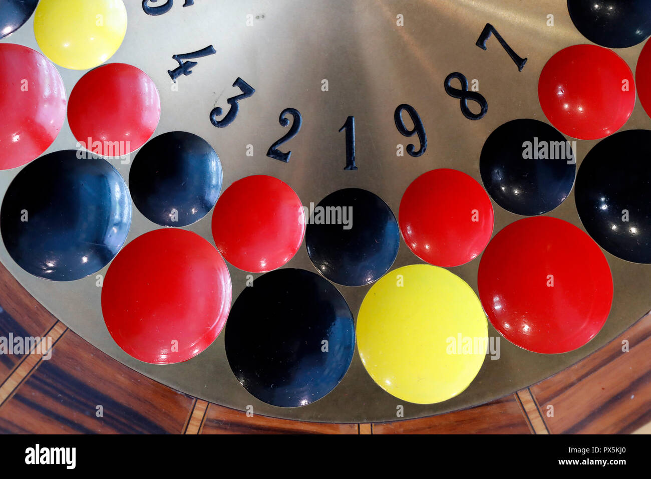Roulette in einem Casino. Frankreich. Stockfoto
