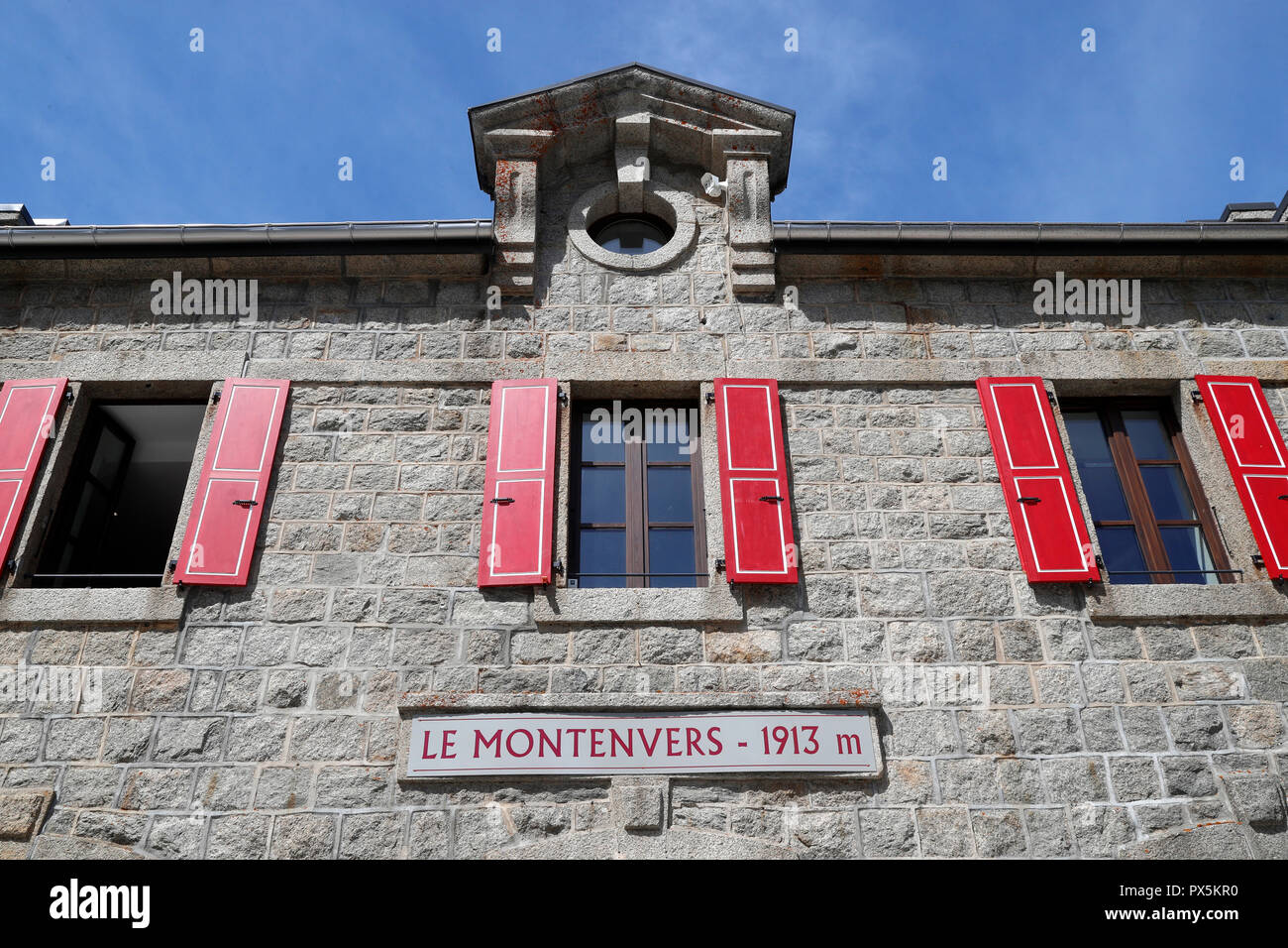 Grand Hotel du Montenvers auf der La Mer de Glace Gletscher in das Mont