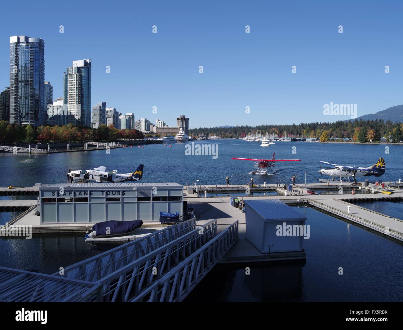Vancouver Hafen & Wasserflugzeuge, Brian Martin RMSF, große Dateigröße Stockfoto