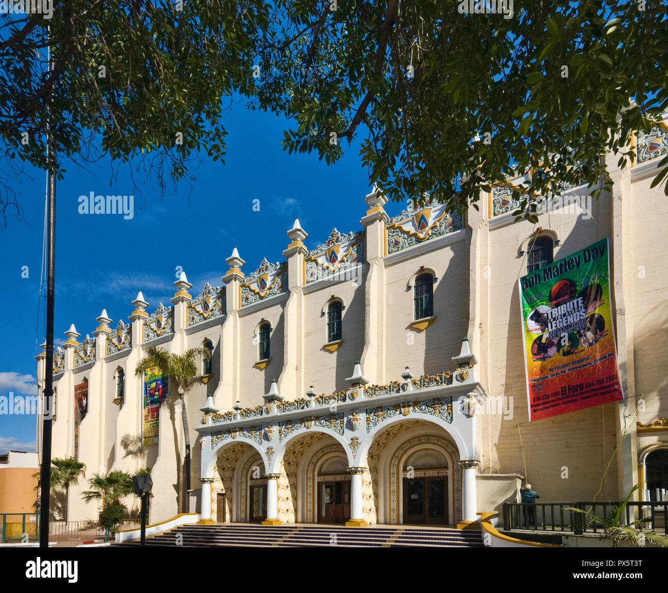 Jai Alai Fronton Palacio an der Avenida Revolucion, Tijuana, Baja California, Mexiko Stockfoto