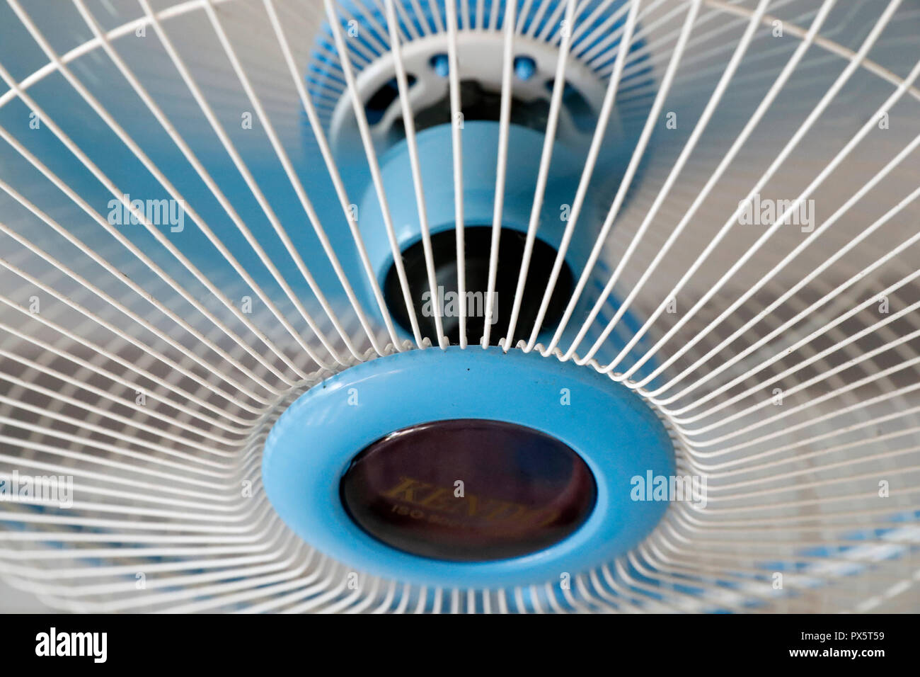 Tragbarer Ventilator die Luft. Cai. Vietnam. Stockfoto