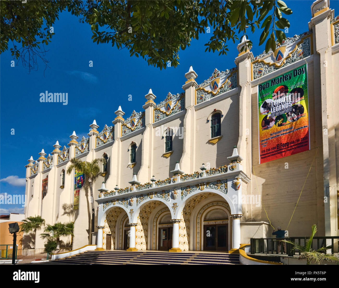 Jai Alai Fronton Palacio an der Avenida Revolucion, Tijuana, Baja California, Mexiko Stockfoto