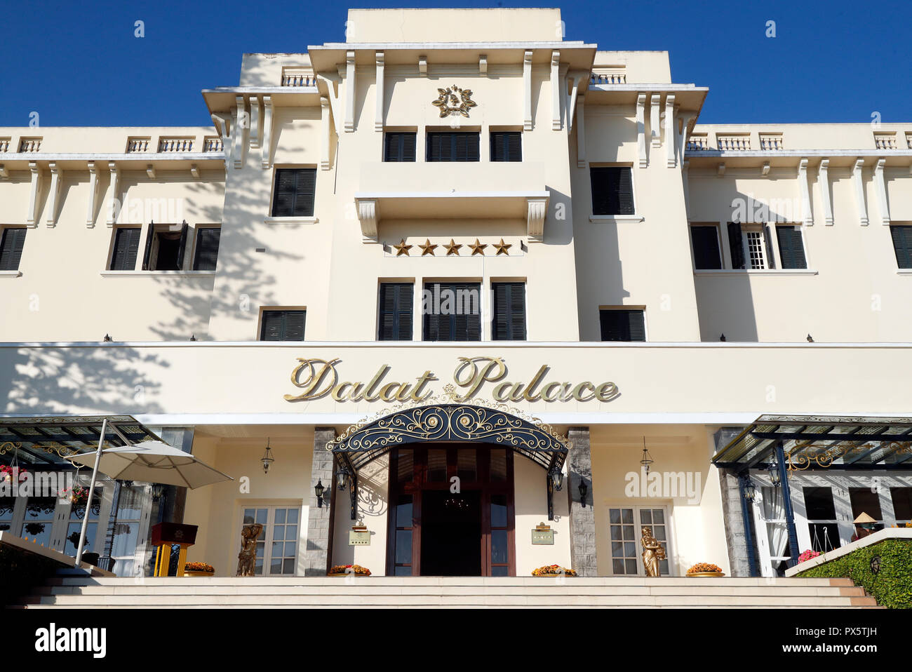 Die DALAT 5 sterne hotel (Sofitel) stammt aus der französischen Kolonialzeit. Vietnam. Stockfoto