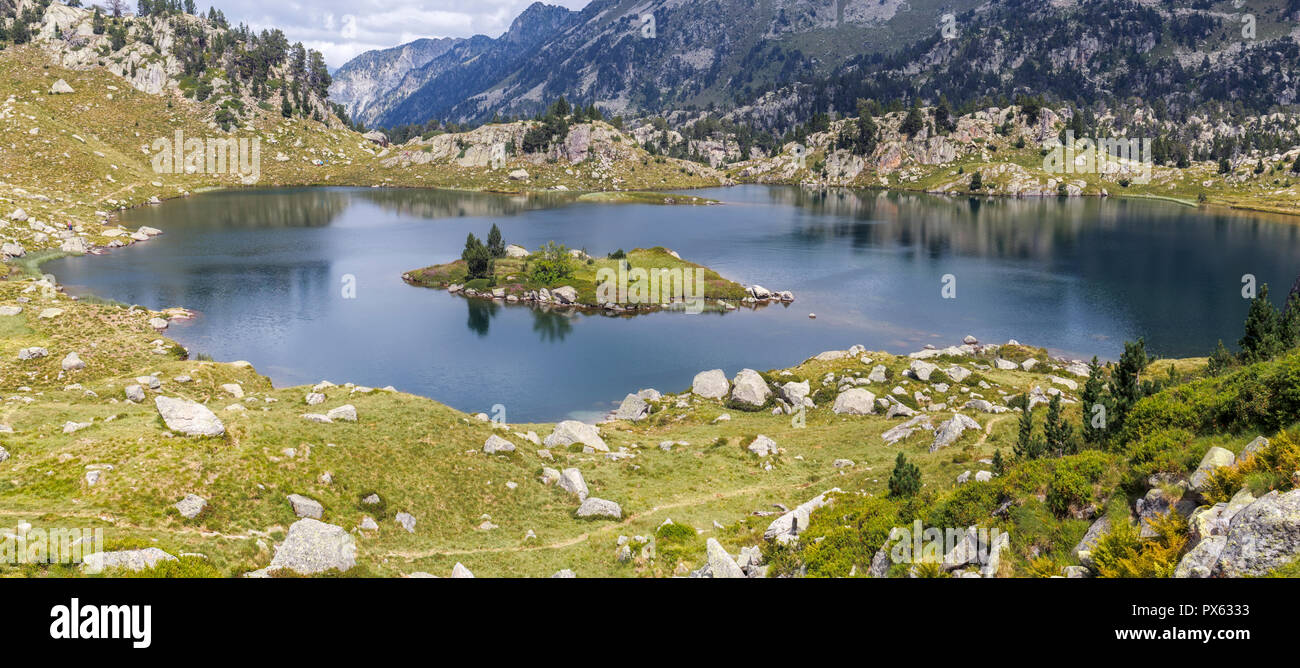 See Cabidornats im Nationalpark Aiguestortes, katalanischen Pyrenäen Stockfoto