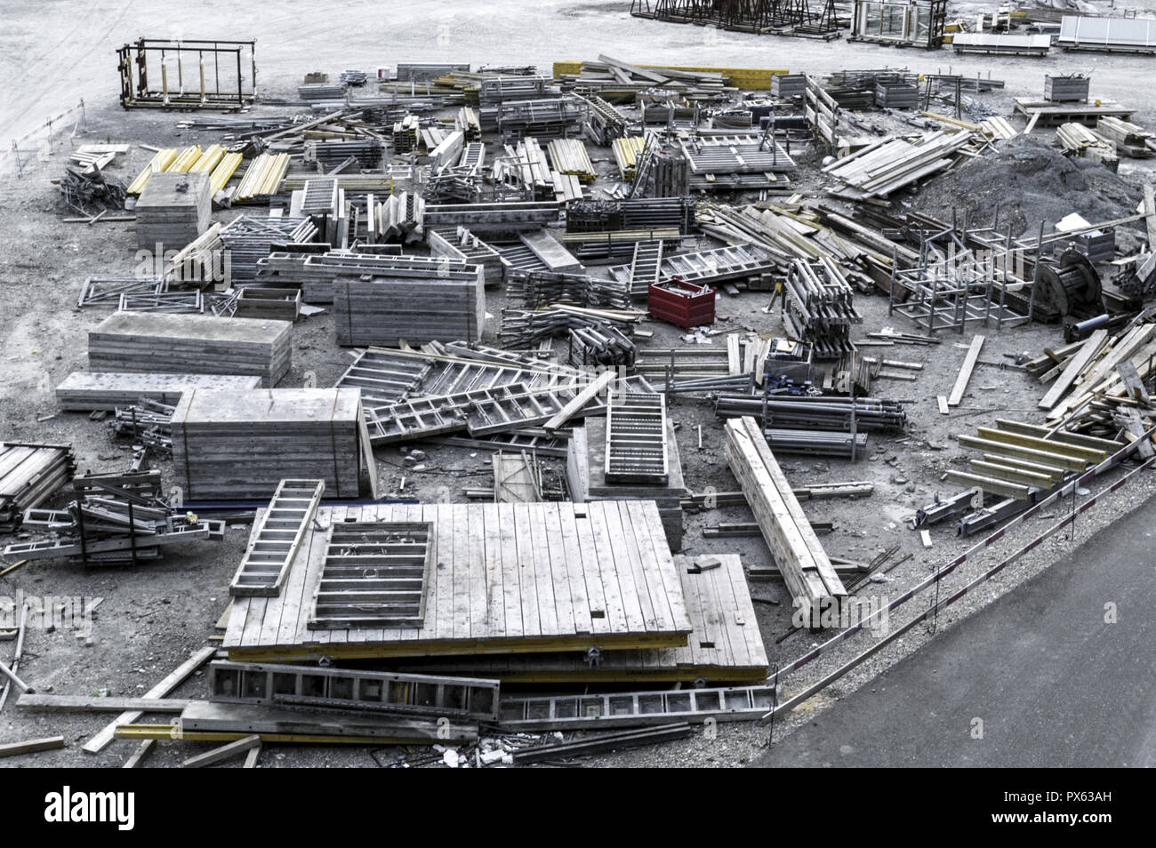 Baustelle, Österreich, Wien, 22. Bezirk, Donaucity Stockfoto