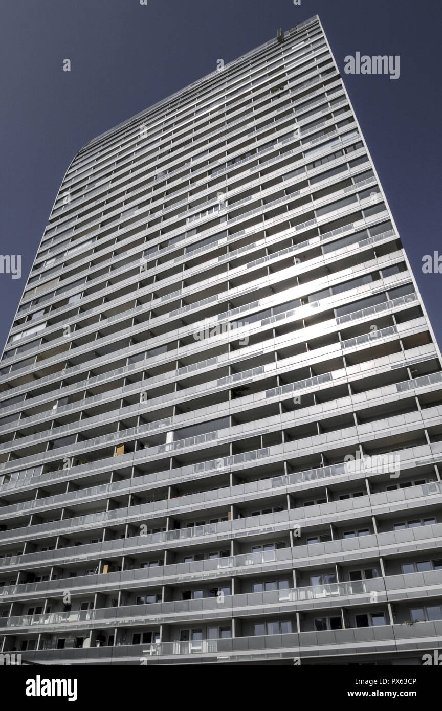 Mischek, Turm, Österreich, Wien, 22. Bezirk, Donaucity Stockfoto