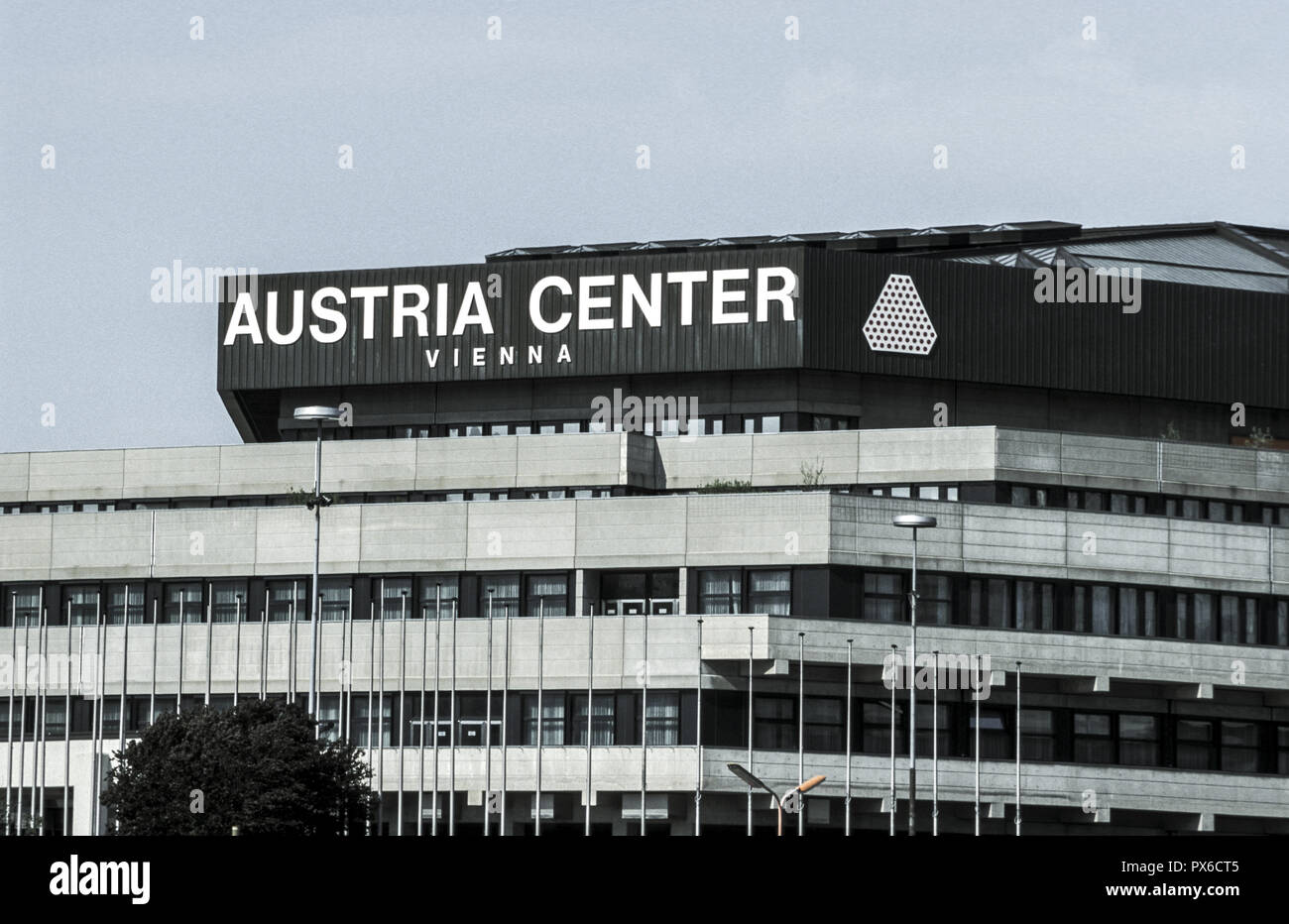 Austria Center Vienna, Österreich, Wien, 22. Bezirk, Donaucity Stockfoto