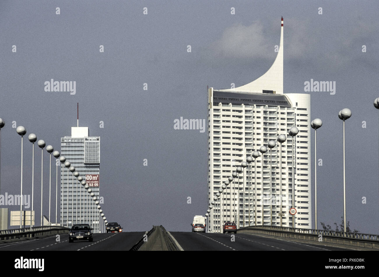 Donau City, Österreich, Wien, 22. Bezirk, Donaucity Stockfoto