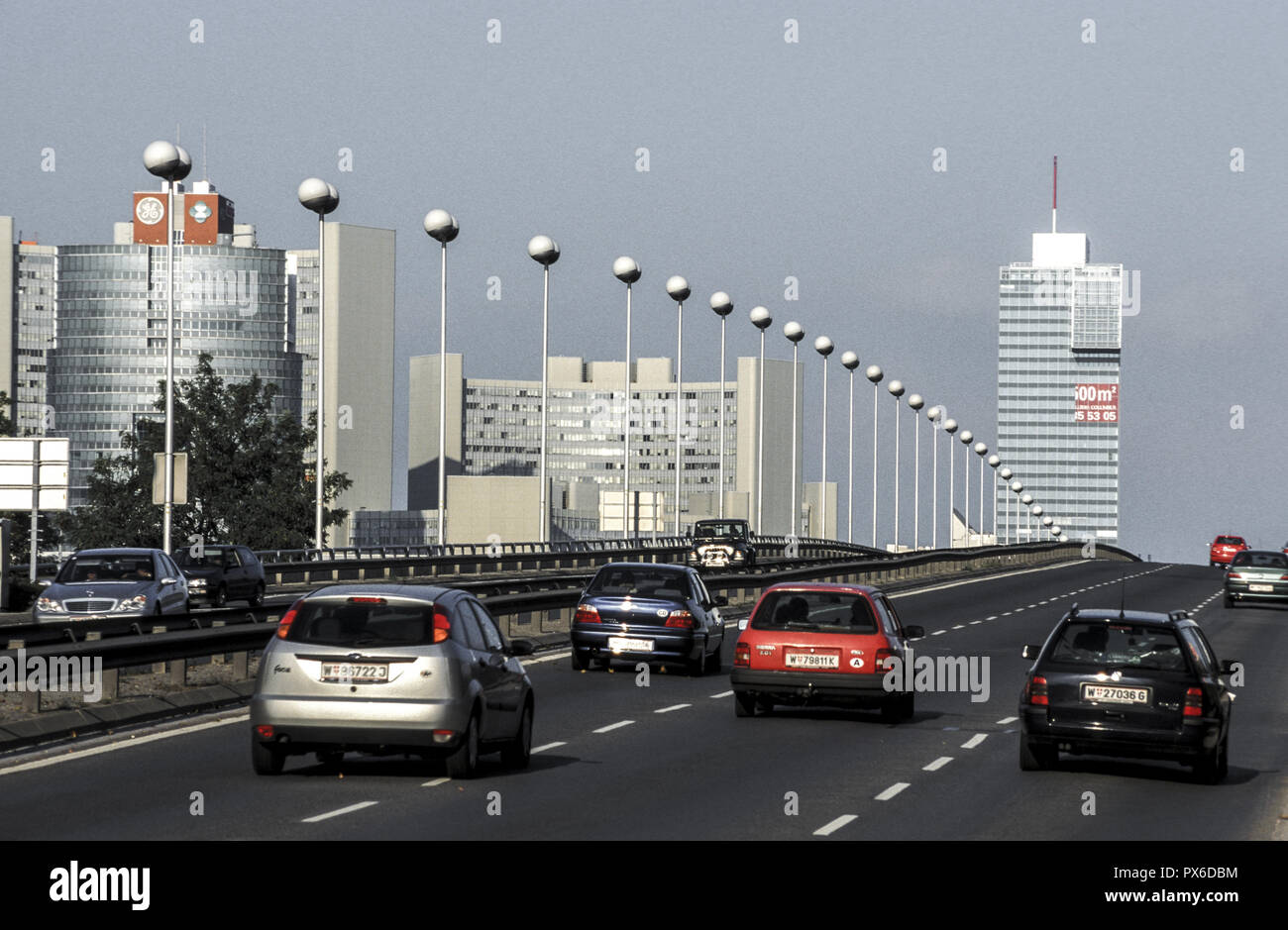 Donau City, Österreich, Wien, 22. Bezirk, Donaucity Stockfoto