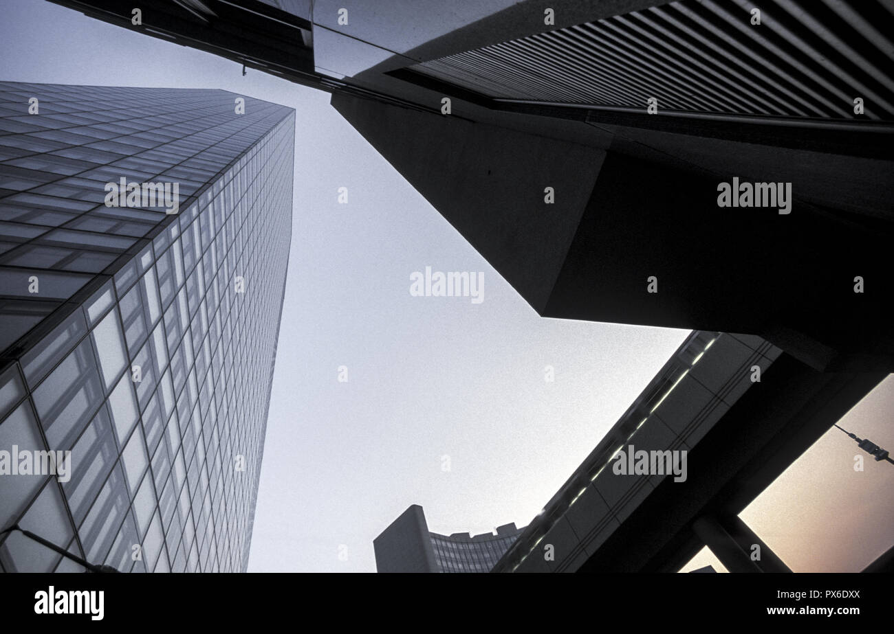 Donau City, Österreich, Wien, 22. Bezirk, Donaucity Stockfoto