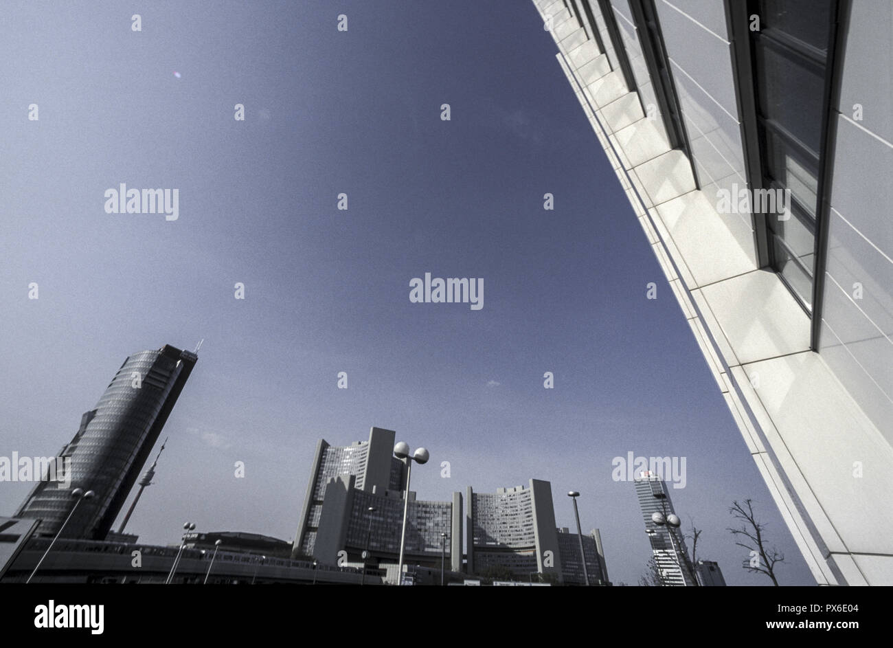 Donau City, Österreich, Wien, 22. Bezirk, Donaucity Stockfoto