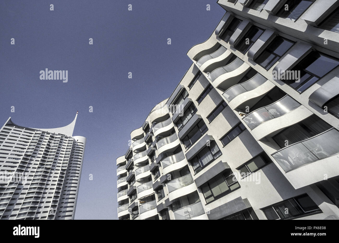 Donau City, Österreich, Wien, 22. Bezirk, Donaucity Stockfoto