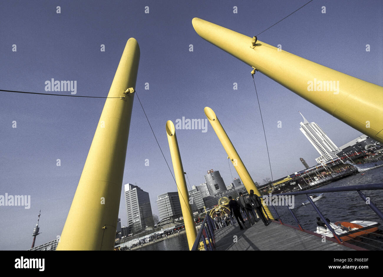 Donau City, Österreich, Wien, 22. Bezirk, Donaucity Stockfoto