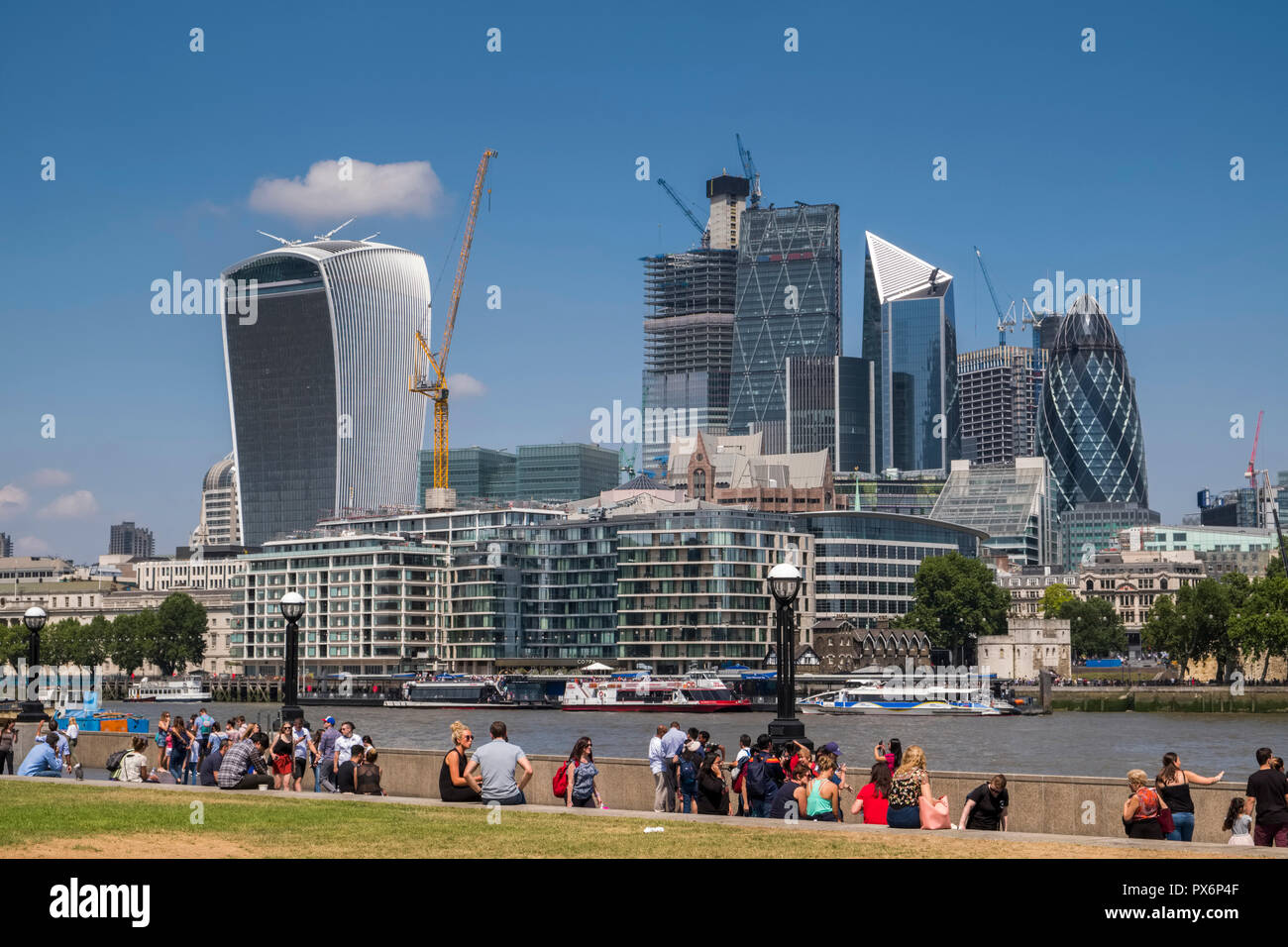 Stadt Skyline von London, London, England, Großbritannien Stockfoto
