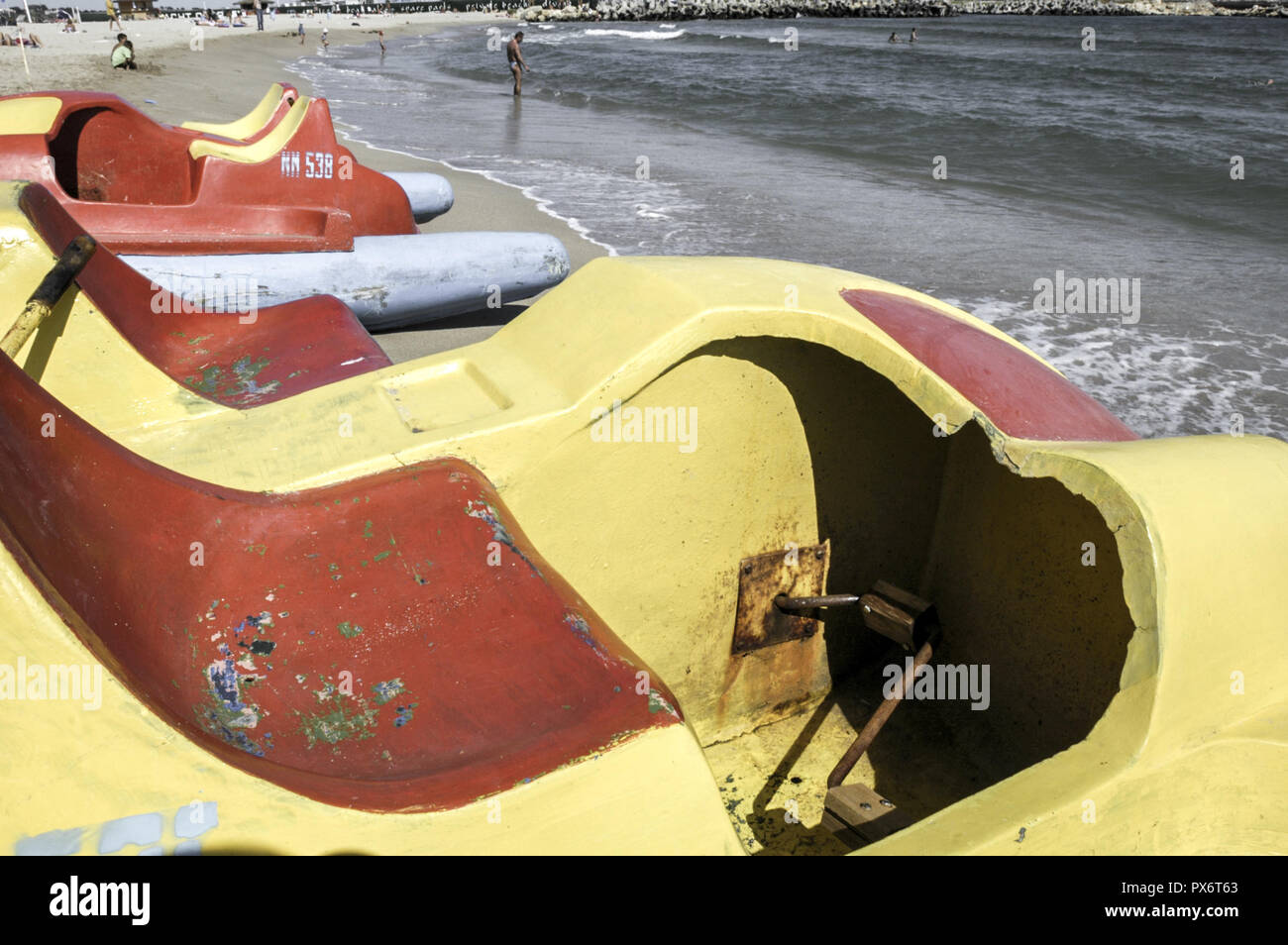 Küste des Schwarzen Meeres, Tourist Resort Eforie Nord, Eforie Nord Rumänien Stockfoto