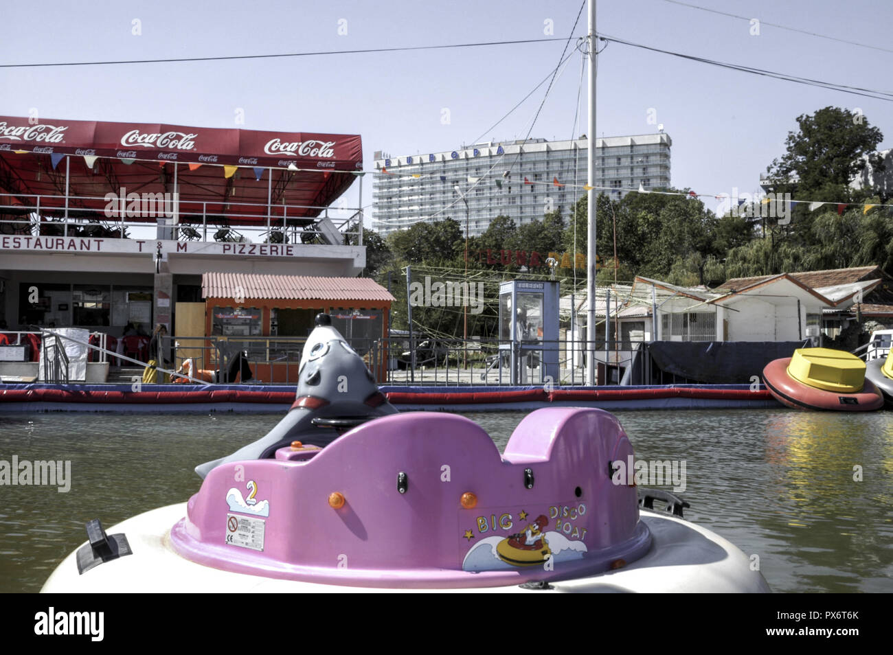 Küste des Schwarzen Meeres, Tourist Resort Eforie Nord, Hotel Europa, Rumänien, Eforie Nord Stockfoto