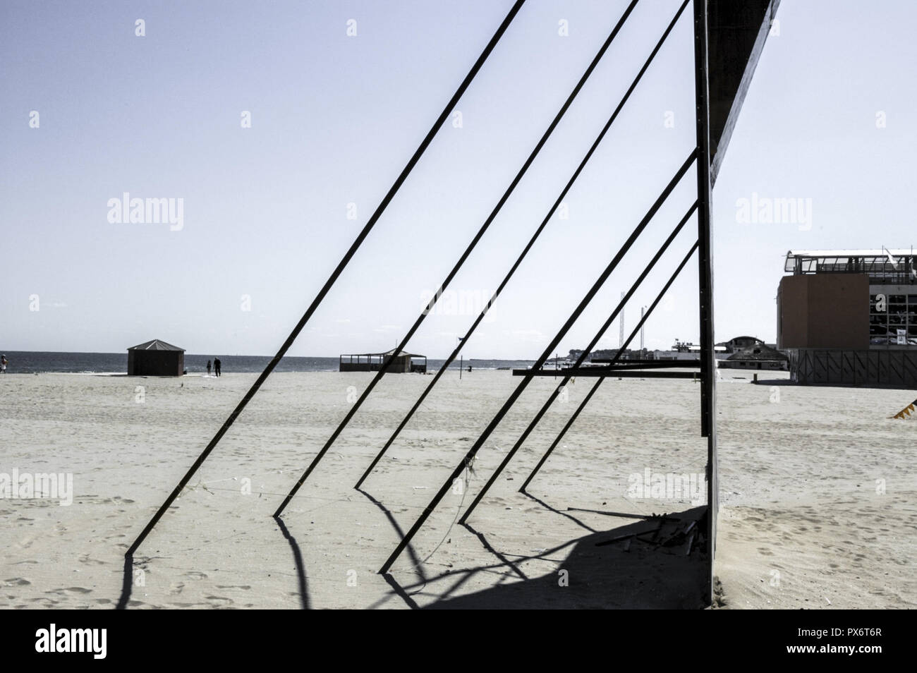 Küste des Schwarzen Meeres, Tourist Resort Eforie Nord, Eforie Nord Rumänien Stockfoto