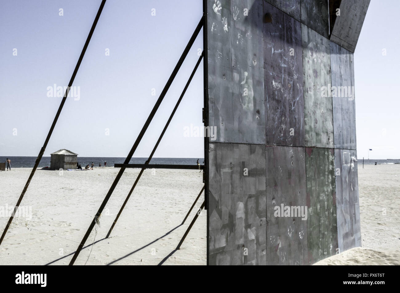 Küste des Schwarzen Meeres, Tourist Resort Eforie Nord, Eforie Nord Rumänien Stockfoto