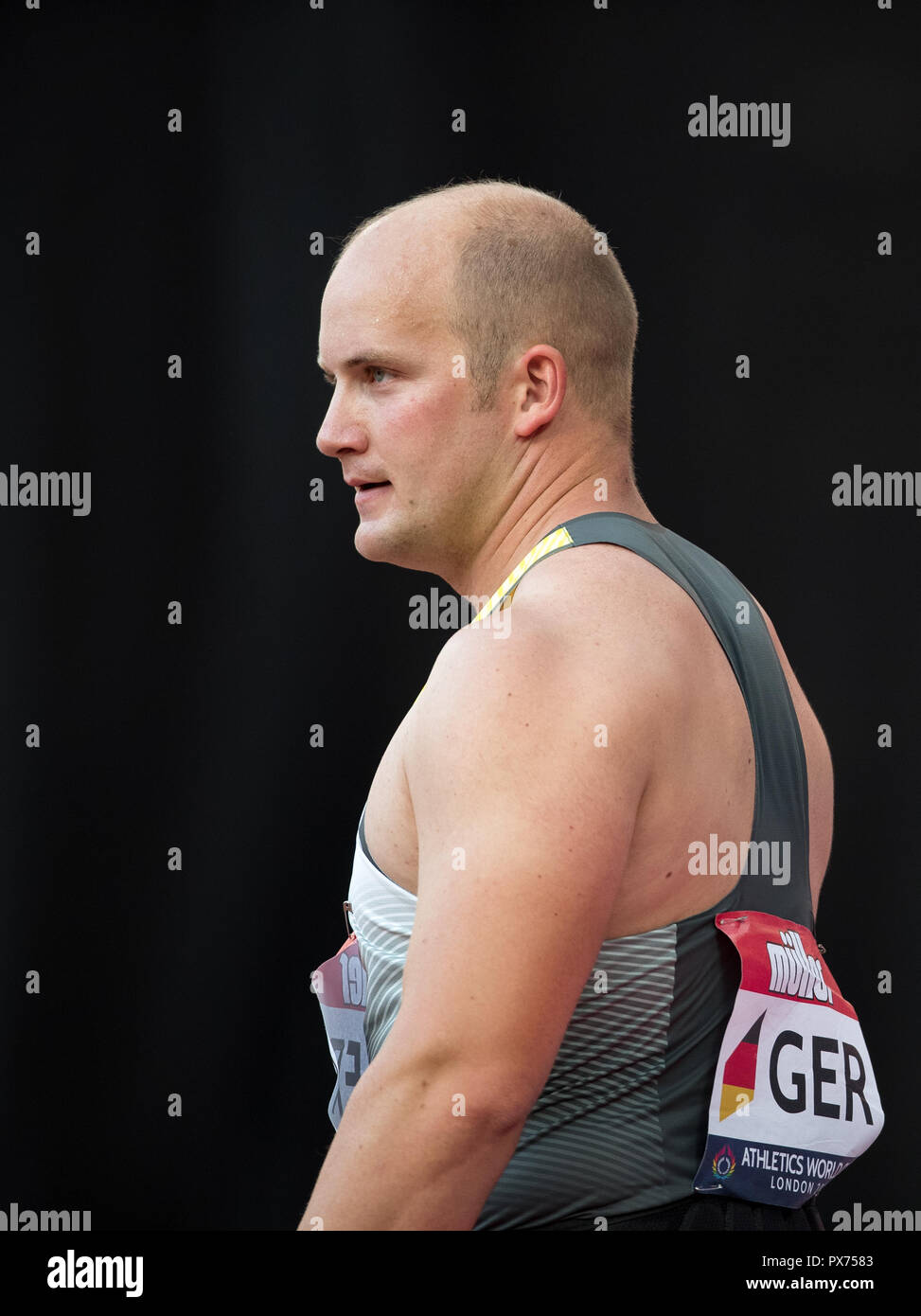 Johannes Bichler von Deutschland (Hammer Throw) Während der Leichtathletik WM 2018 bei den Olympischen Park, London, England am 15. Juli 2018. Foto von Andy Zeile Stockfoto