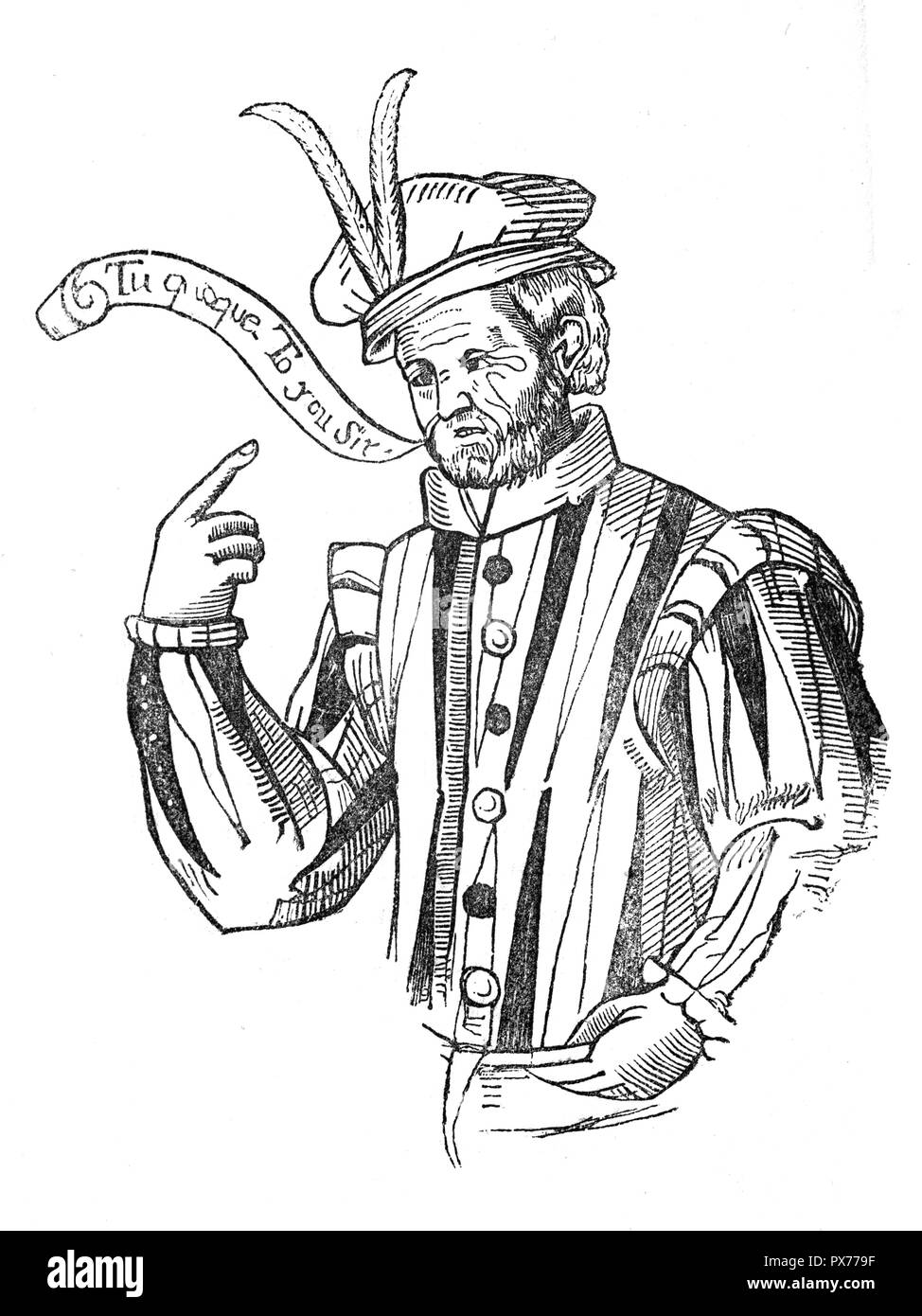 Robert Greene, (1558-1592, London), einem der beliebtesten englischen Schriftsteller des 16. Jahrhunderts und Shakespeares erfolgreichsten Vorgänger in Leer - Vers romantische Komödie. Er war auch einer der ersten professionellen Autoren und zu den frühesten englischen autobiographers Stockfoto