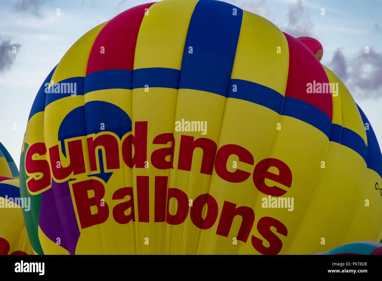 Albuquerque jährlich feiert größten Heißluftballon der Welt fiesta Anfang Oktober Stockfoto