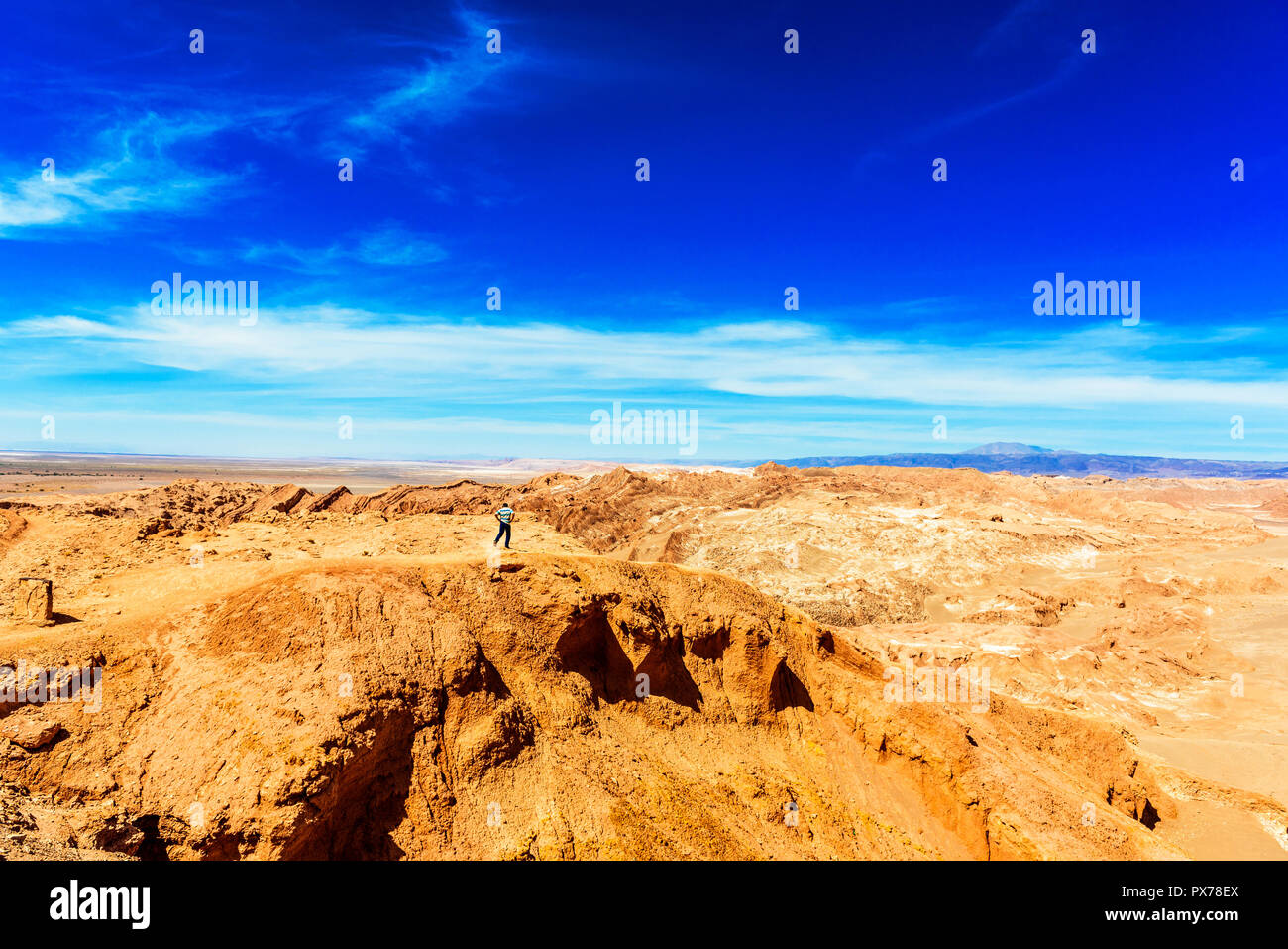 Landschaft in der Atacama-Wüste, Chile. Kopieren Sie Platz für Text Stockfoto