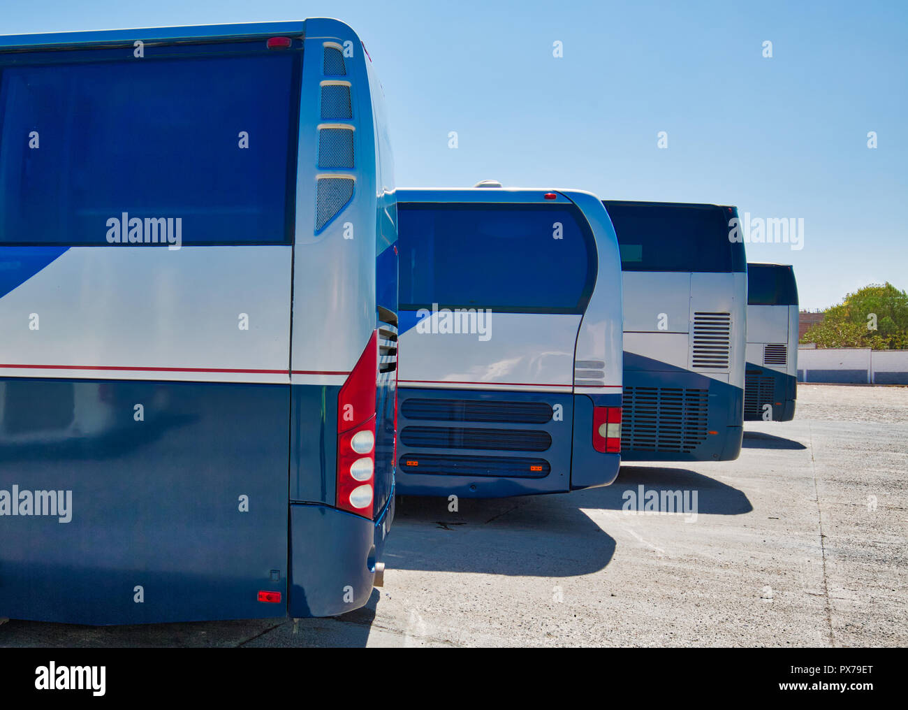 Central Bus Station Wartung Intercity Verbindungen Stockfoto