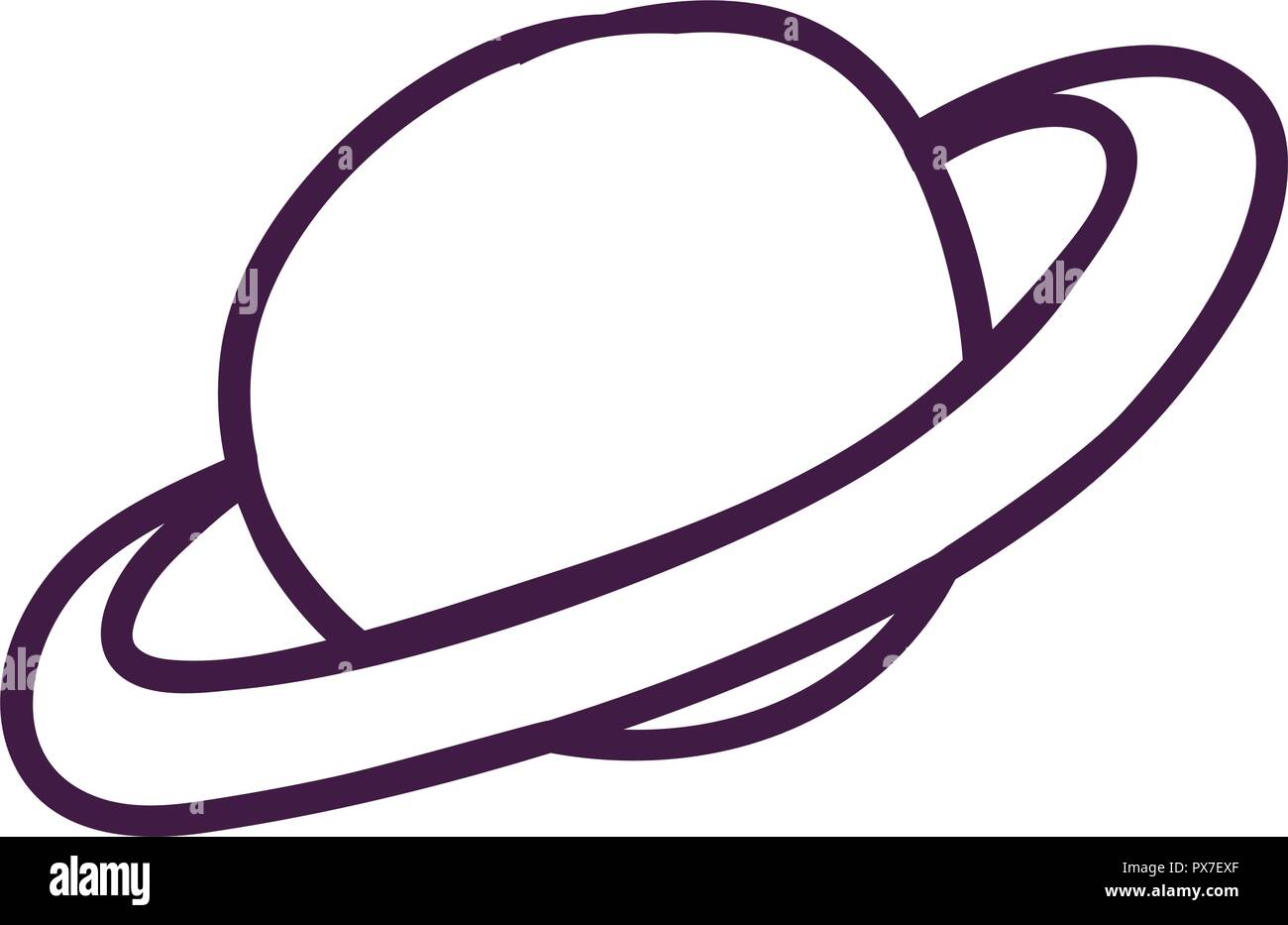 Saturn Planet Speicher Symbol Vektor illustration Design Stock Vektor