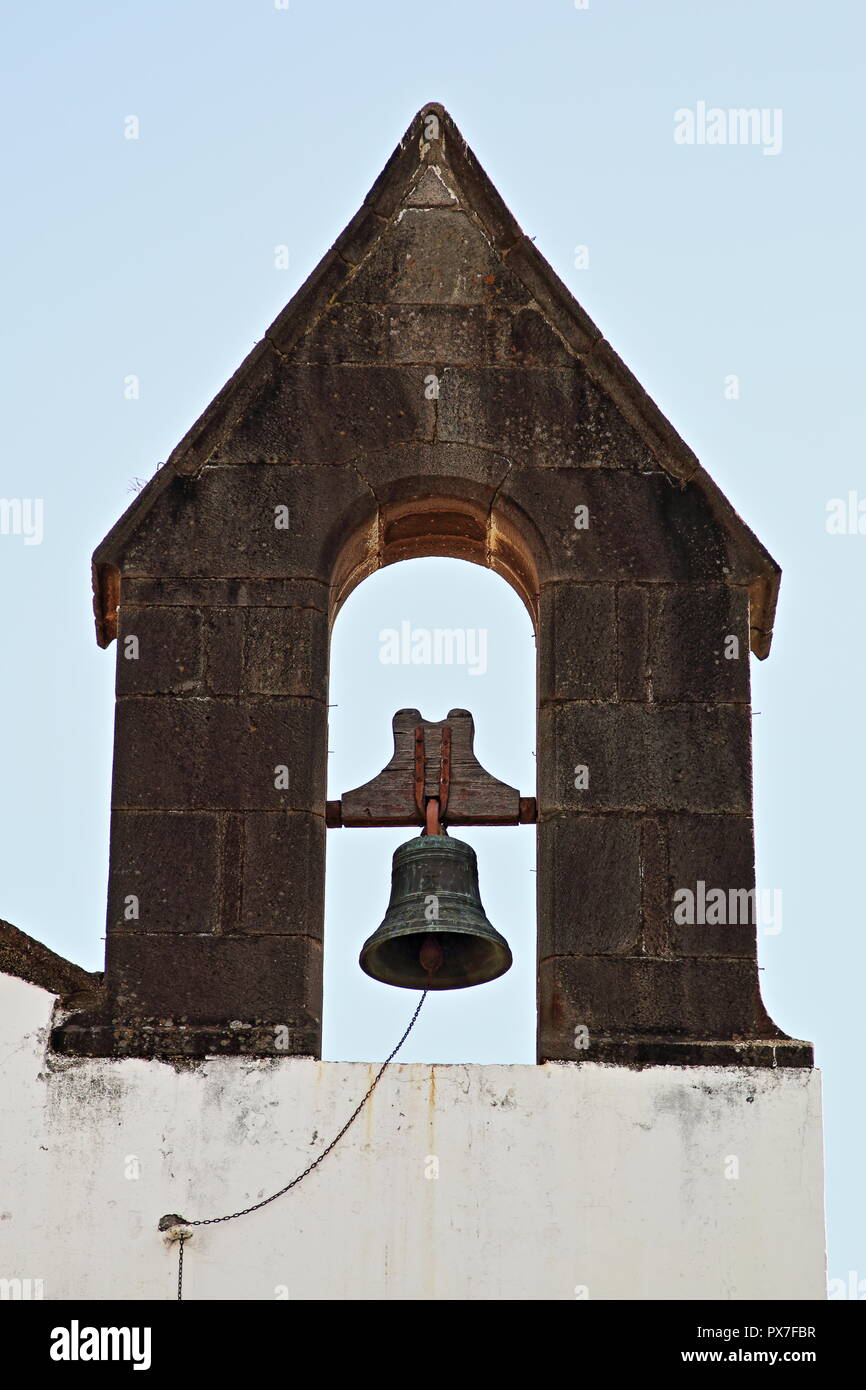 Bell, Kapelle Corpo Santo, Funchal, Madeira Stockfoto