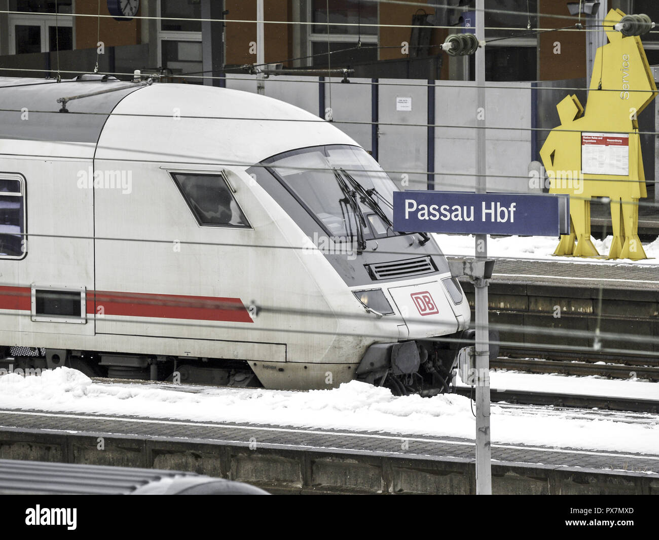 Bahnhof Passau, Deutschland, Süddeutschland, Passau Stockfoto