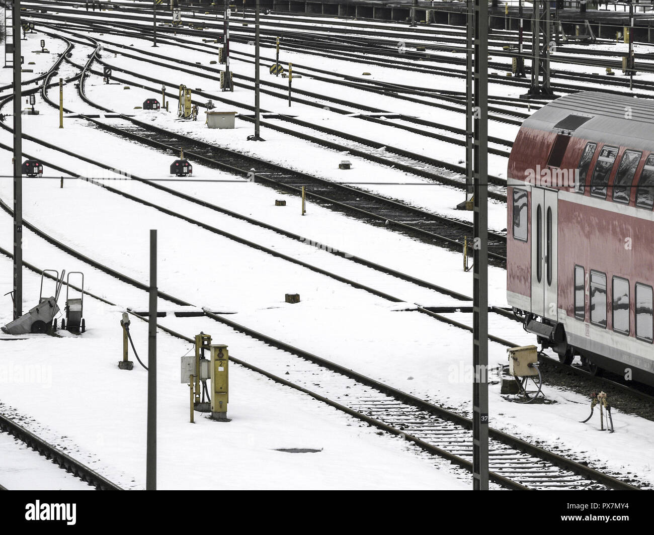 Bahnhof Passau, Deutschland, Süddeutschland, Passau Stockfoto