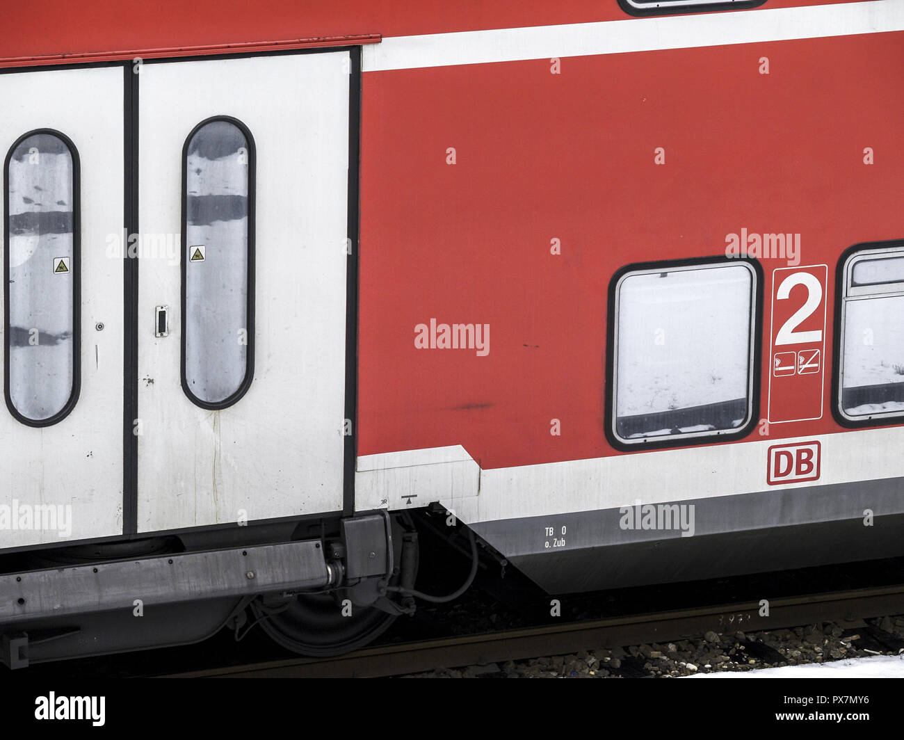 Bahnhof Passau Stockfoto