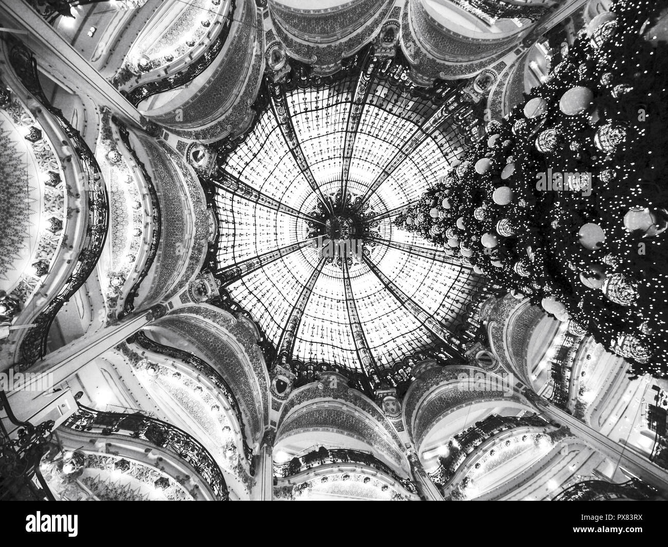 Paris, Einkaufszentrum Galeries Lafayette, Frankreich Stockfoto