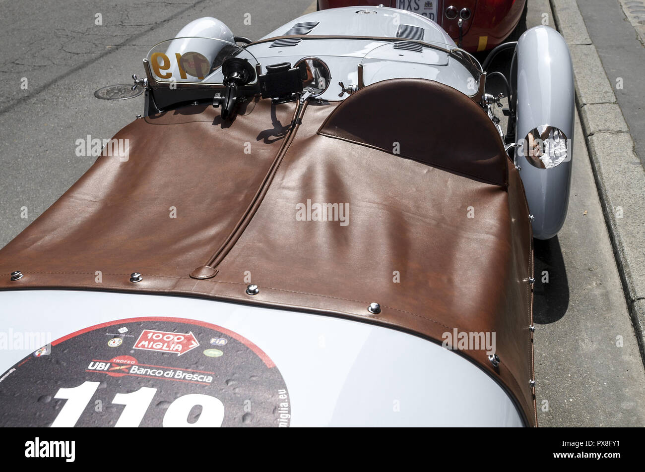 Healey Silverstone, Italien, Lombardia, Brescia Stockfoto