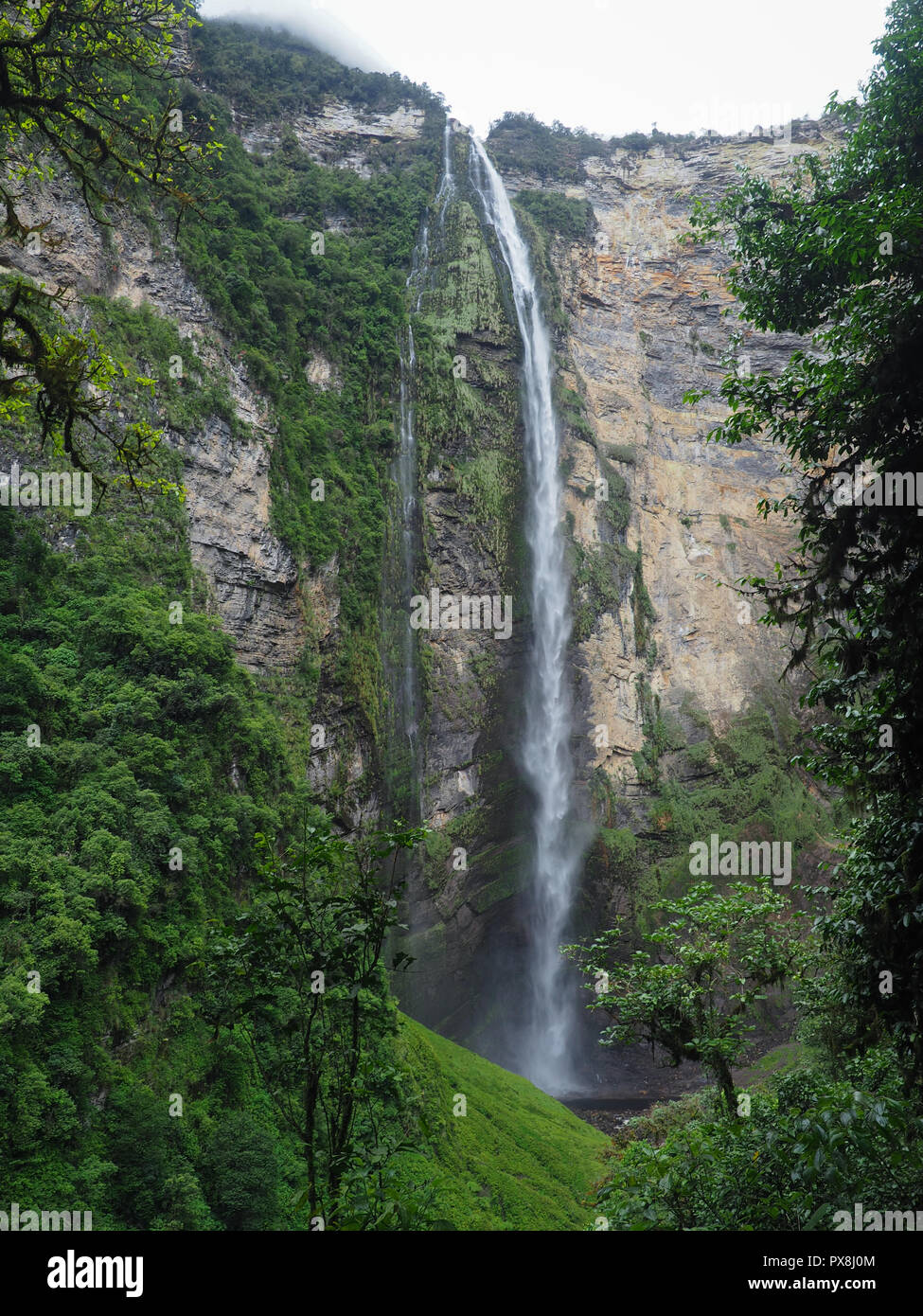 Gocta Wasserfall, Chachapoyas, Peru Stockfoto