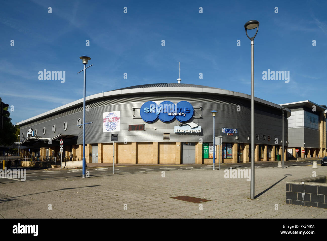 Die Außenseite des Skydome Coventry auf Croft Road in Coventry City Centre Großbritannien Stockfoto
