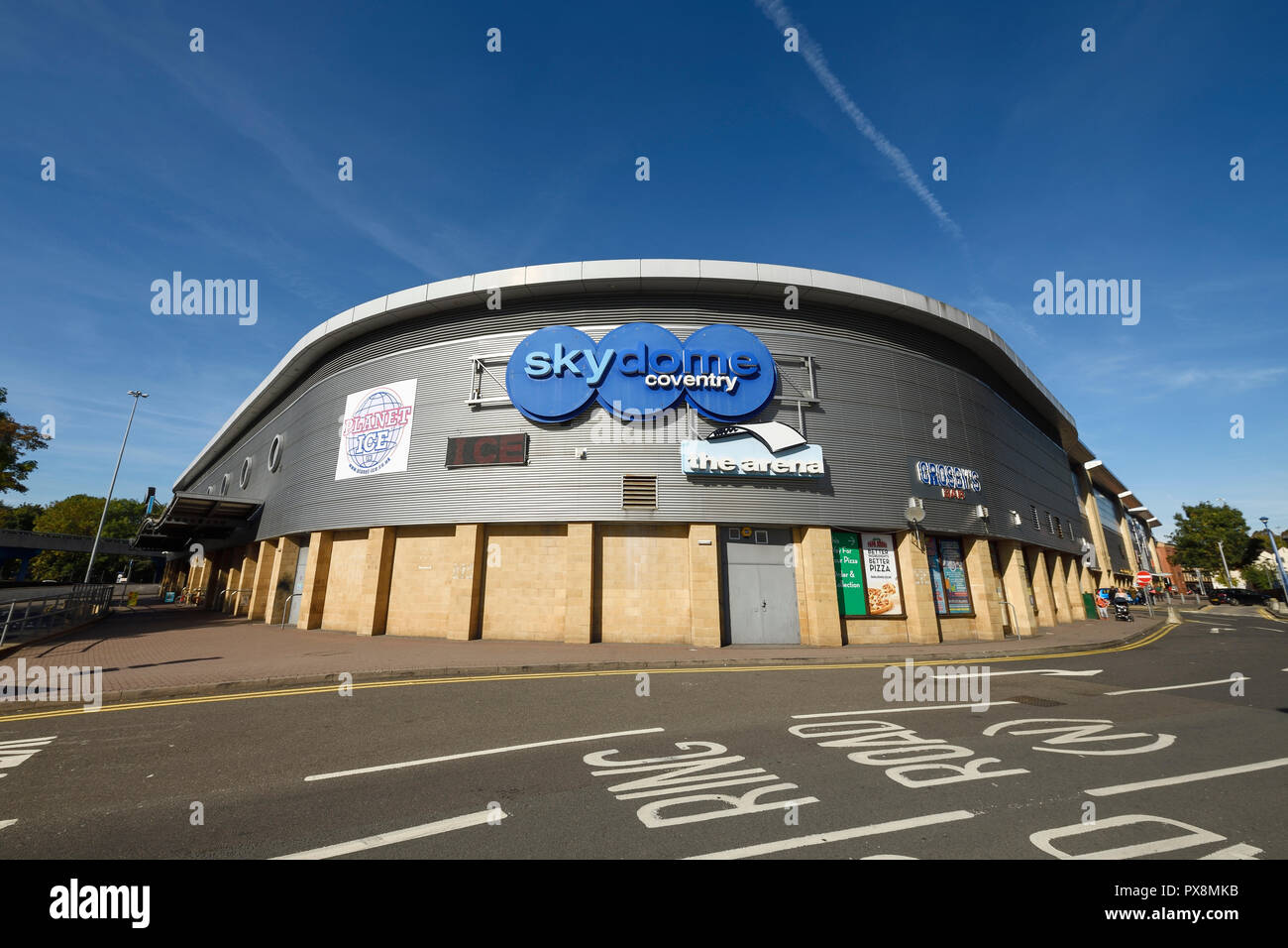 Die Außenseite des Skydome Coventry auf Croft Road in Coventry City Centre Großbritannien Stockfoto