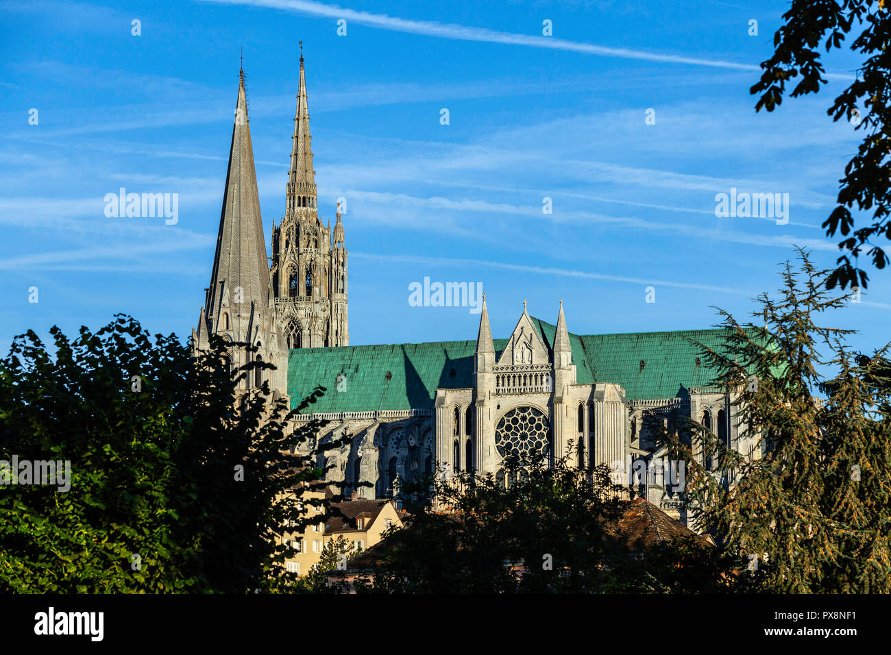 Kathedrale de Notre Dame, Chartres, Frankreich Stockfoto