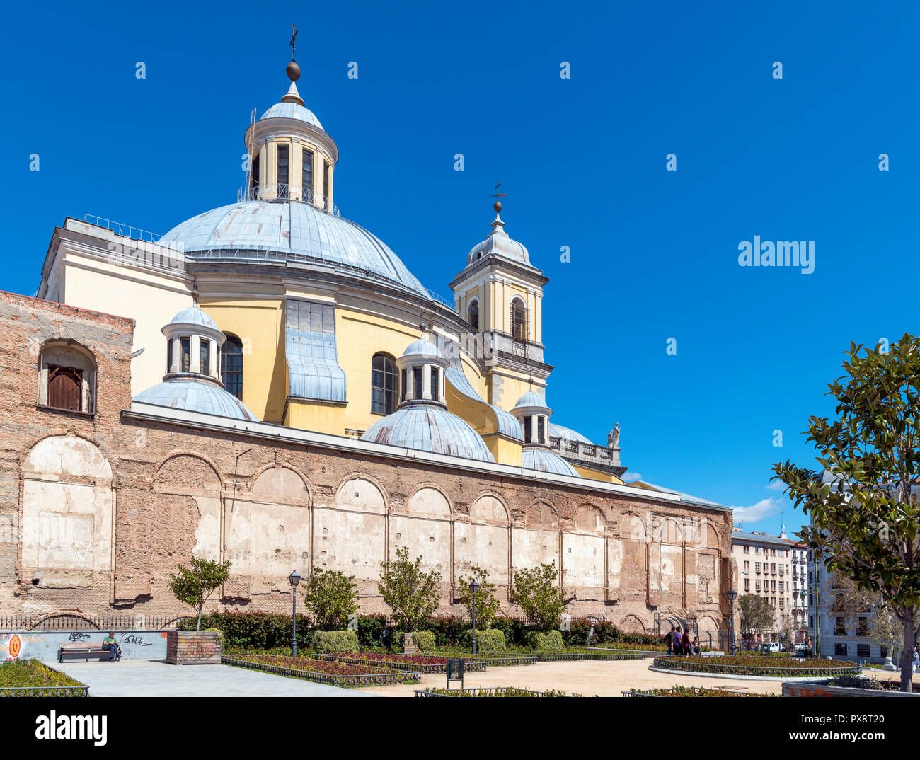 Echten Basilika de San Francisco El Grande, Madrid, Spanien. Stockfoto
