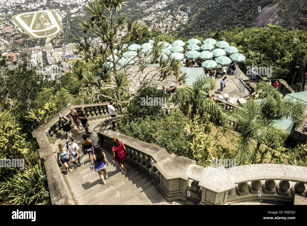 Rio De Janeiro, Lagoa Rodrigo de Freitas, Brasilien Stockfoto