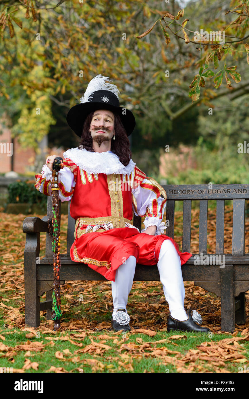 Southwell, Nottinghamshire, Großbritannien. Okt 2018 20. Das Münster Stadt Southwell und Heimat des berühmten kochen Apple feiern alle Dinge Bramley apple mit Verkaufsständen, Kochen zeigt Morris Dancers und sogar König Charles 1 gedreht wird. Credit: Ian Francis/Alamy leben Nachrichten Stockfoto