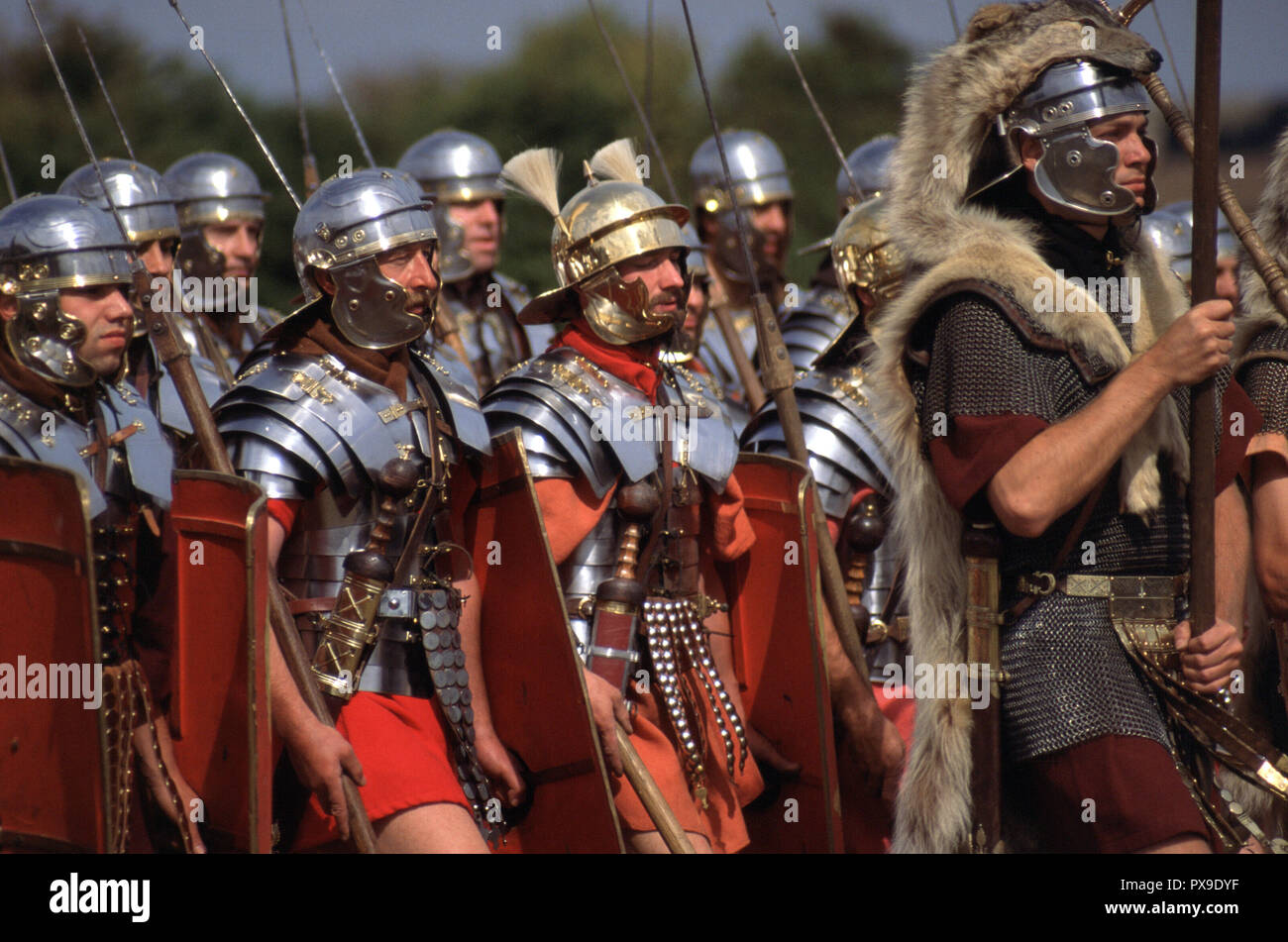 Römische Armee (REENACTOR) Stockfoto