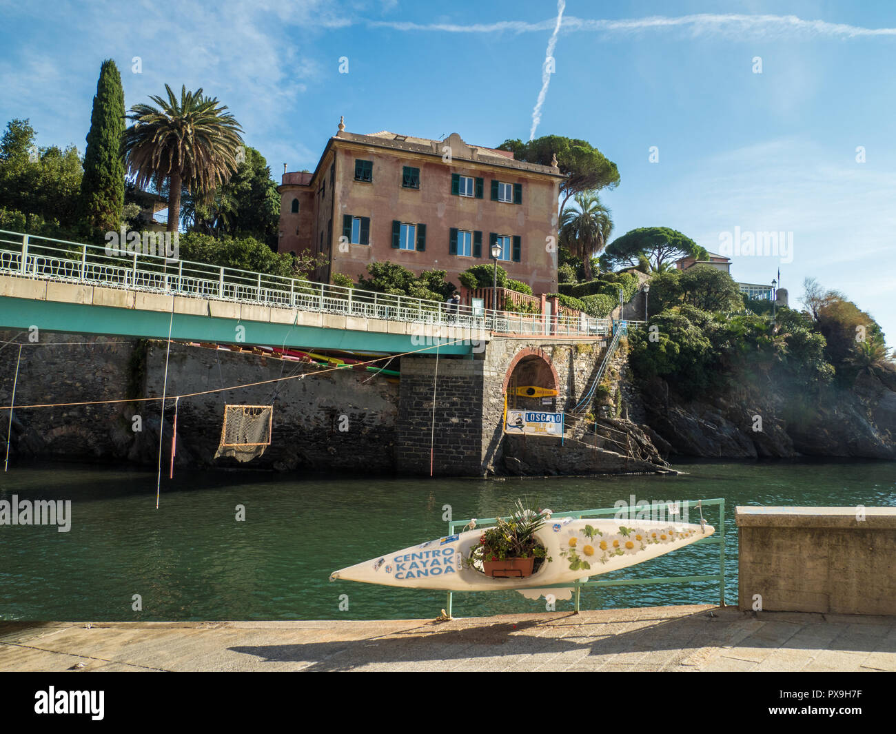 Nervi, ein Fischerdorf im District von Genua, Ligurien, Italien Stockfoto