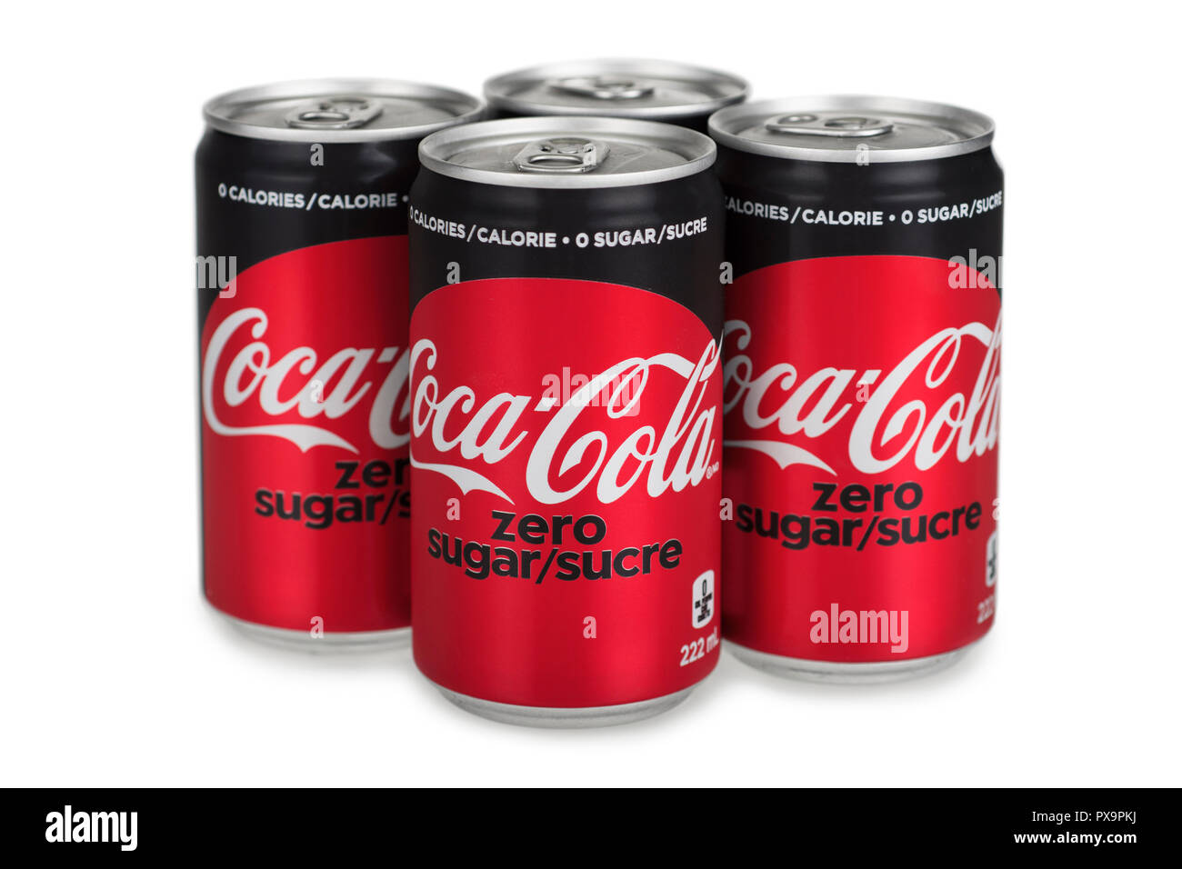 Coca Cola Zero Stockfoto