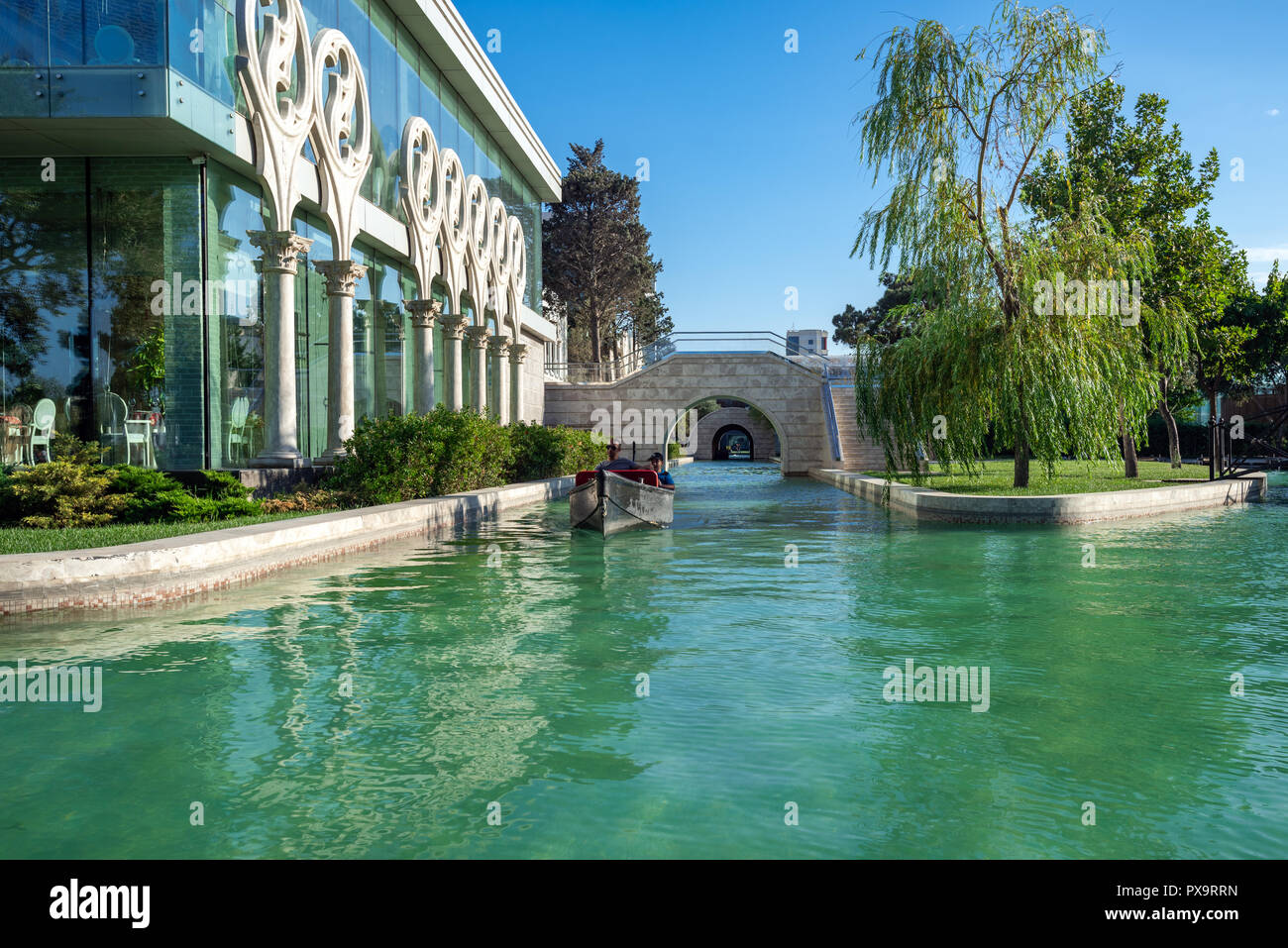 Aserbaidschan, Baku, 15. Mai 2018. Baku Venedig Stockfoto